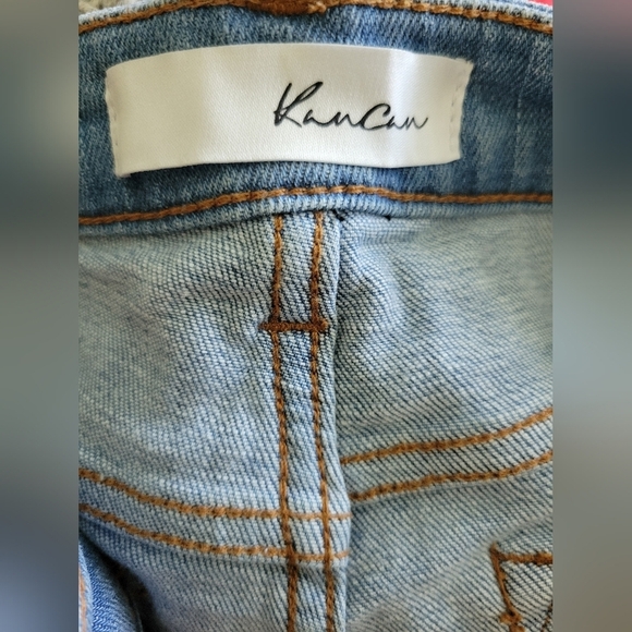 KanCan Womens Caroline Mid Rise Ankle Skinny Jeans Light Wash Size 28 - Picture 7 of 7